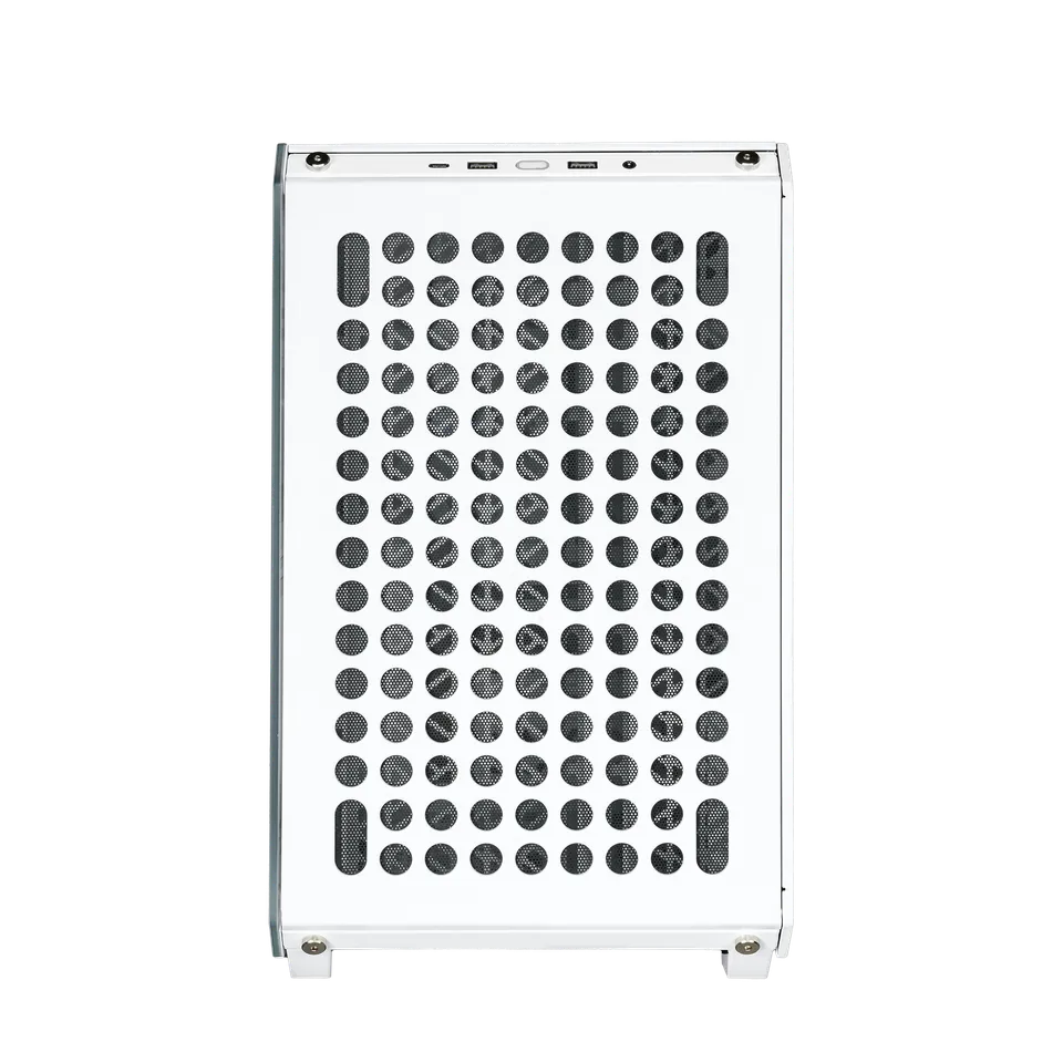 Cooler Master Qube 500 Flatpack Mid Tower ATX Case - White
