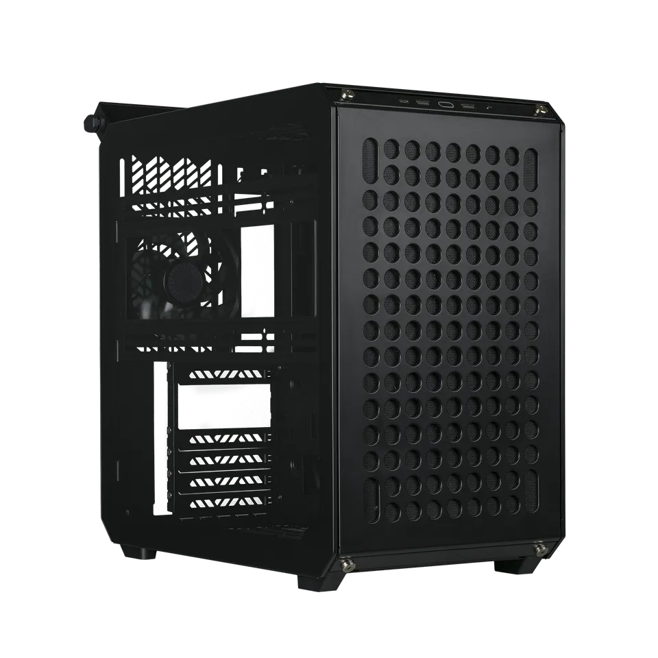 Cooler Master Qube 500 Flatpack Mid Tower ATX Case - Black