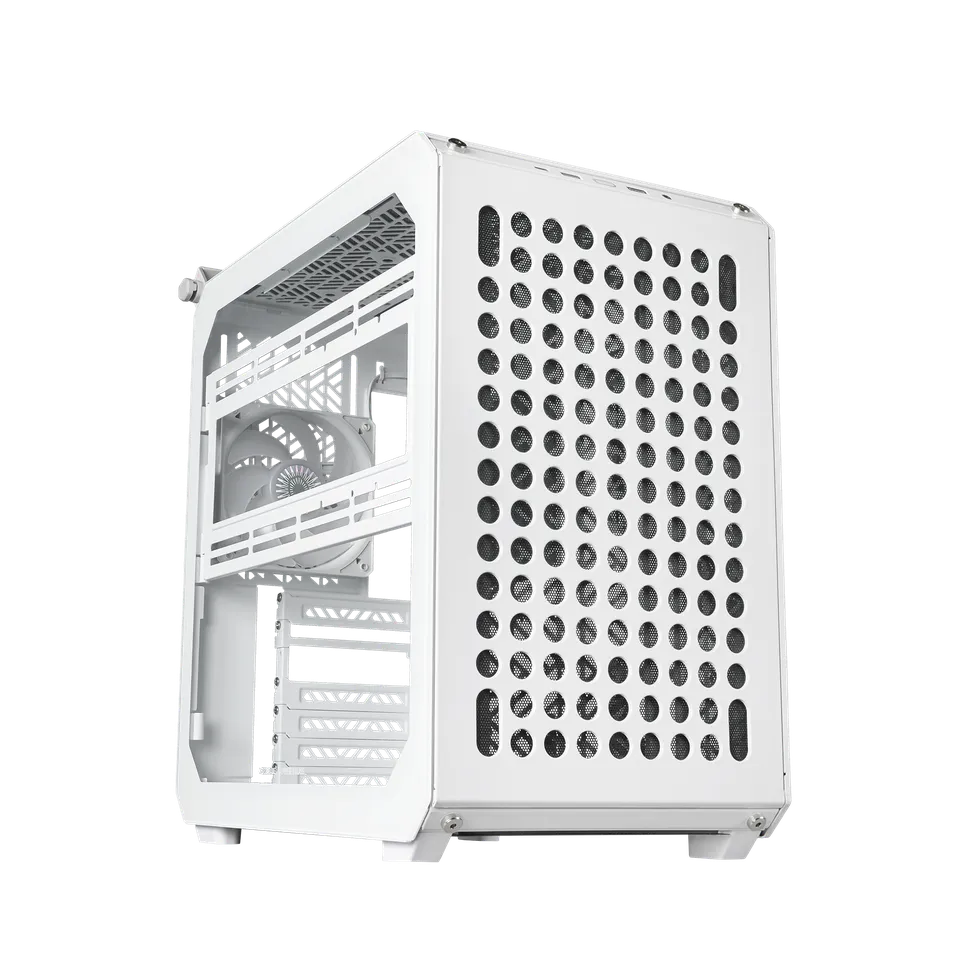 Cooler Master Qube 500 Flatpack Mid Tower ATX Case - White