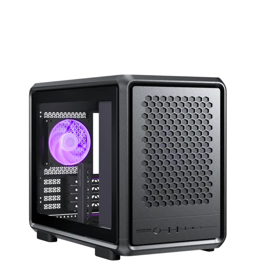 Cooler Master MasterFrame 400 Mesh Micro-ATX Open-Frame Case - Black
