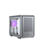 Cooler Master MasterFrame 400 Mesh Micro-ATX Open-Frame Case - Silver