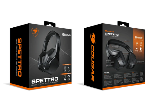 COUGAR Spettro Wireless Gaming Headset with Active Noise Cancellation - Anigma