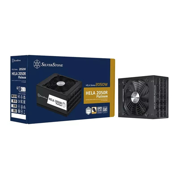 SilverStone HELA 2050W 80+ Platinum Fully Modular ATX 3.0 Power Supply - Black | SST-HA2050R-PM