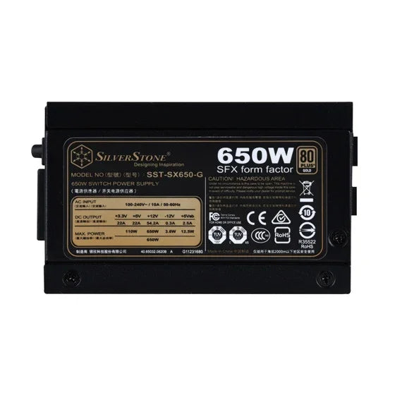 SilverStone SX650-G 80+ Gold SFX Power Supply