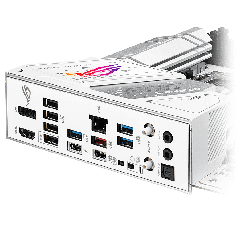 ASUS ROG STRIX B860-G GAMING WIFI - Rear I/O