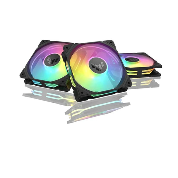 ASUS TUF Gaming TR120 ARGB Standard Blade Black (1 Pack) (3 Fans In Total) - Anigma