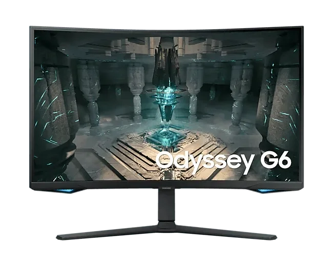 Samsung Odyssey G6 32 Inch (2560 x 1440) QLED Curved 240Hz 1MS Gaming Monitor - Anigma