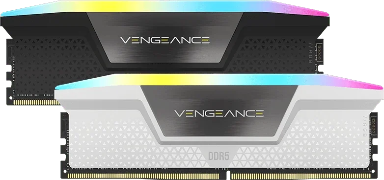 Corsair Vengeance RGB DDR5 White heatspreader detail - Anigma
