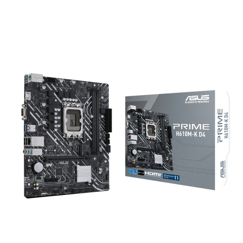 ASUS PRIME H610M-K D4 DDR4 Micro-ATX Motherboard
