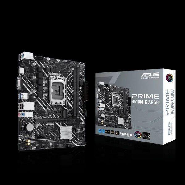 ASUS PRIME H610M-K ARGB DDR5 (Intel 13th Gen Motherboard) - Anigma