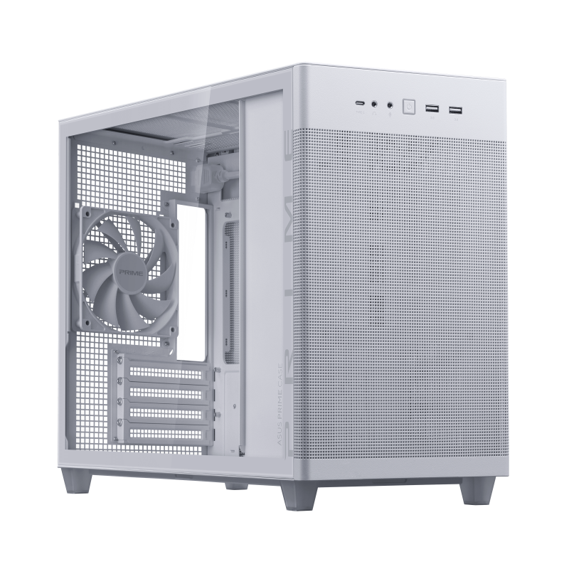 ASUS Prime AP201 TG White - Top View