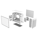 ASUS Prime AP201 TG White - Angle View