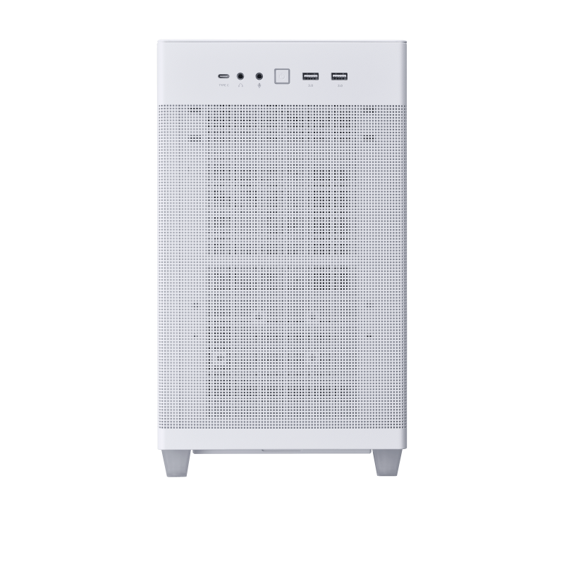 ASUS Prime AP201 TG White - Front View