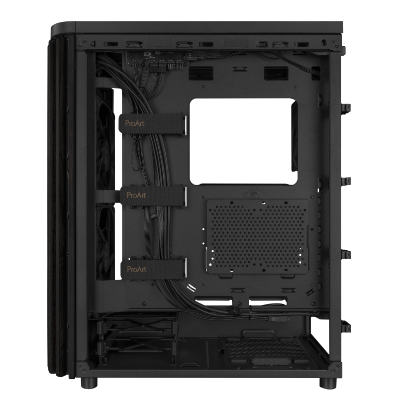 ASUS ProArt PA401 Wood TG Black - Side View