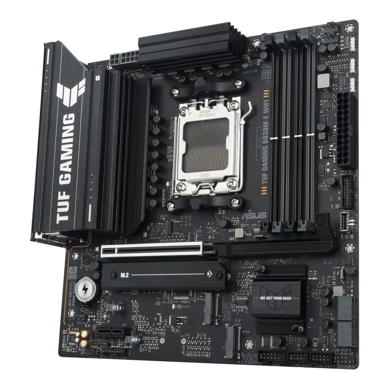 ASUS TUF GAMING B850M-E WIFI - Front View