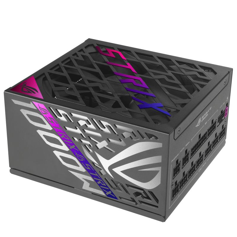 ASUS ROG STRIX 1000W Platinum PSU - Front View