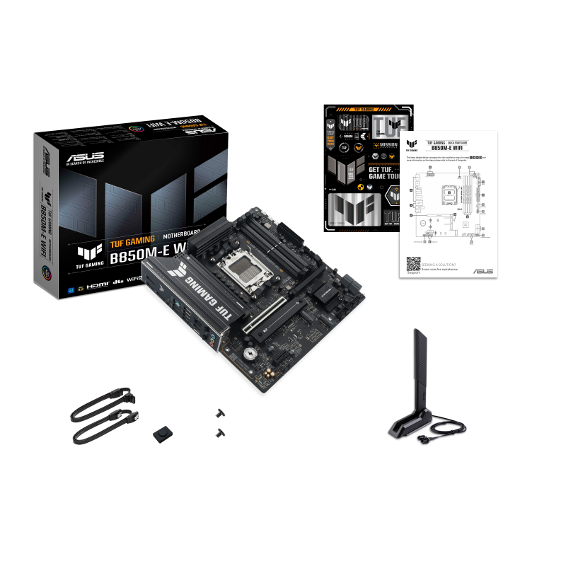 ASUS TUF GAMING B850M-E WIFI - Close-up
