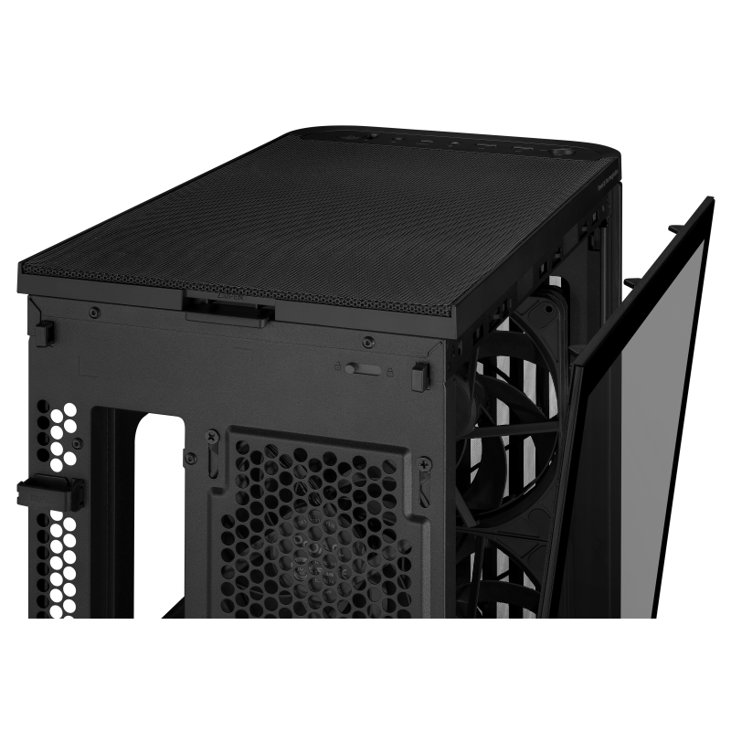 ASUS ProArt PA401 Wood TG Black - Rear View
