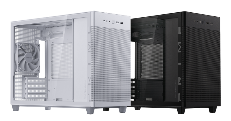ASUS Prime AP201 TG Black - Side View