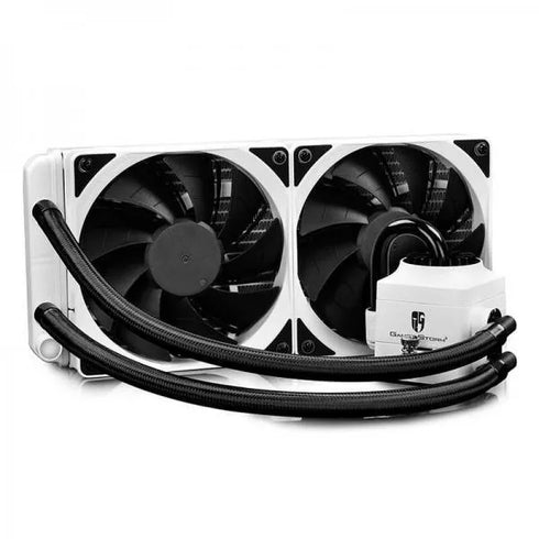 DeepCool Gamer Storm Captain 240 EX CPU Liquid Cooler AIO Water Cooling White - Anigma