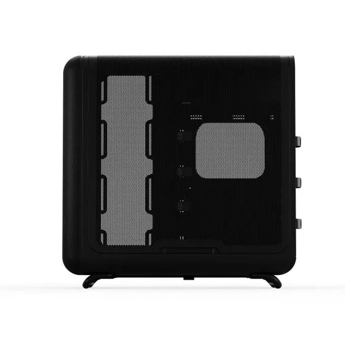 Hyte X50 ATX Mid-Tower PC Case Laminated Acoustic Glass – Pitch Black - Anigma