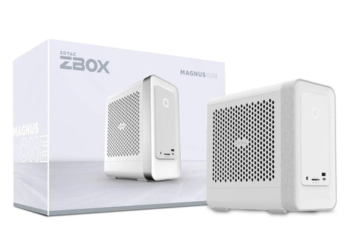 Zotac Magnus One 13th Gen I7 13700 RTX 4070 32GB DDR5 2TB M.2 SSD Gaming PC (White) - Anigma