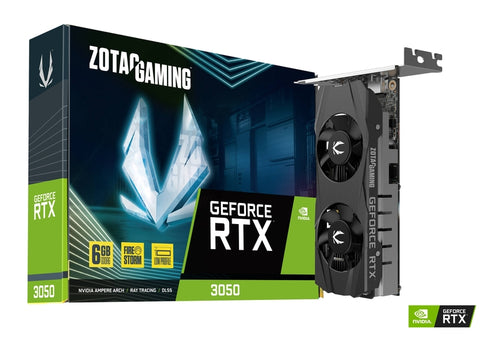 ZOTAC GAMING GeForce RTX 3050 6GB GDDR6 LP – Low Profile Graphics Card, ZT-A30510L-10L