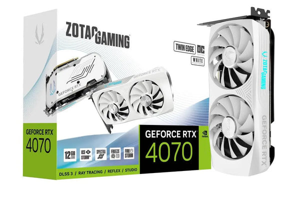 ZOTAC GAMING GeForce RTX 4070 Twin Edge OC White 12GB GDDR6X - Anigma