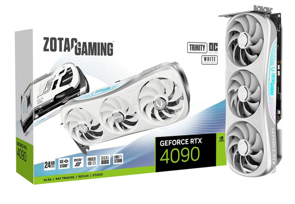 ZOTAC GAMING GeForce RTX 4090 Trinity OC 24GB GDDR6X White - Anigma