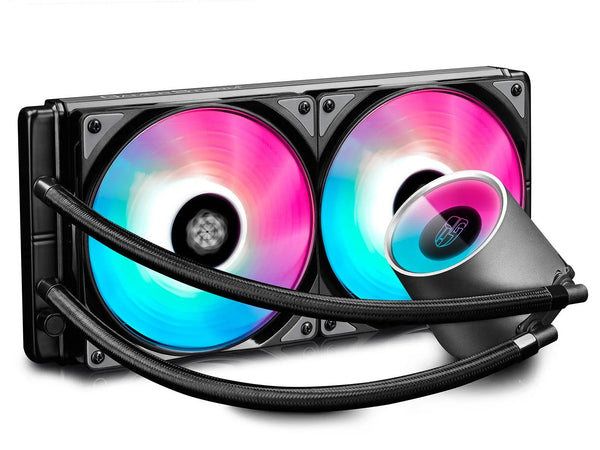 DeepCool CASTLE 280 RGB Liquid CPU Cooler Black - Anigma