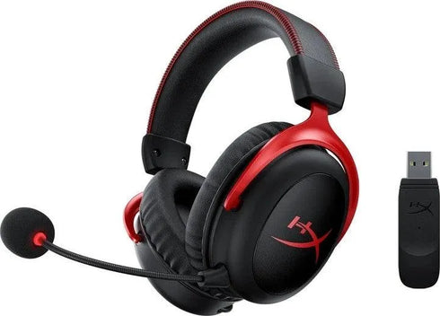 HyperX Cloud II Wireless, Black, HHSC2X-BA-RD/G - Anigma