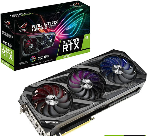 ASUS ROG STRIX NVIDIA GeForce RTX 3060 Ti V2 OC Edition 8GB GDDR6 LHR - Anigma