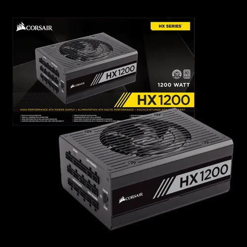Corsair HX1200 1200W 80 Plus Platinum High Performance Fully Modular Power Supply - Anigma