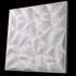 Anigma 3D PVC Wall Panels, Low Poly Shape, Black/White, Easy Installation, 12 pieces - Anigma