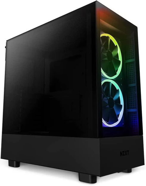 NZXT H5 Elite Mid Tower Case Black - Anigma