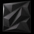 Anigma 3D PVC Wall Panels, Polygons Shape, Black/White, Easy Installation, 12 pieces - Anigma