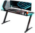 Eureka Ergonomic Z60 Black Gaming Desk with RGB Lights - Anigma