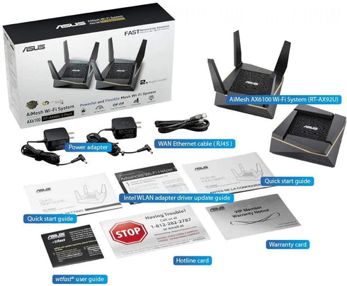 Asus ROG RT AX92U AX6100 Wi-Fi Router Wifi 6 - Anigma