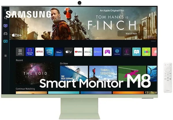 Samsung M8 Series 32 Inch (3840 x 2160) VA Flat 60Hz 4MS Smart Monitor (SlimFit Webcam ) - Anigma