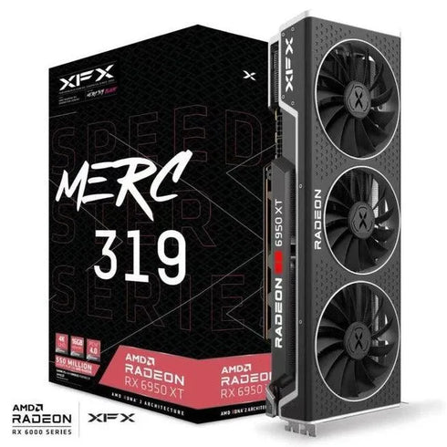 XFX Speedster MERC 319 AMD Radeon RX 6950 XT Limited BLACK Gaming Graphics Card with 16GB GDDR6 - Anigma