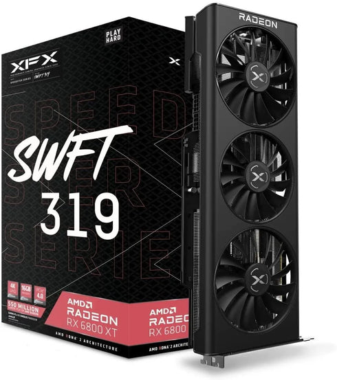 XFX Speedster SWFT 319 AMD Radeon RX 6800 CORE Gaming Graphics Card with 16GB GDDR6 - Anigma