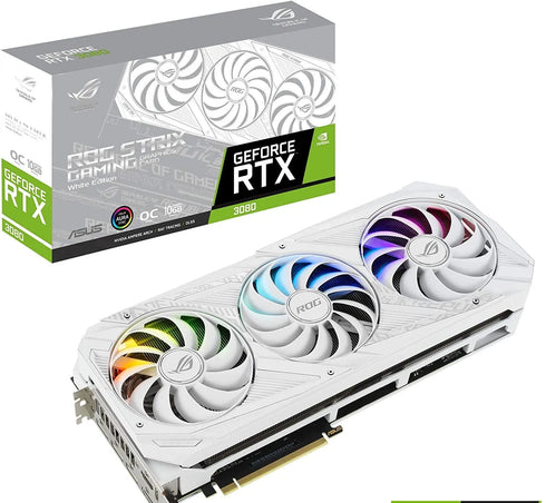 ASUS ROG STRIX RTX 3080 White OC Edition V2 10GB GDDR6X - Anigma