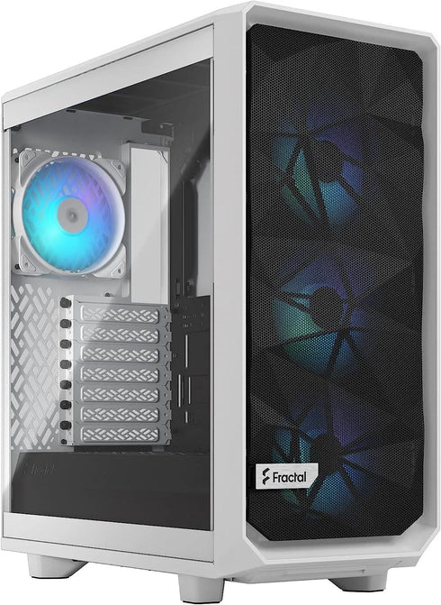 Fractal Design Meshify 2 Compact RGB Mid Tower Case White - Anigma