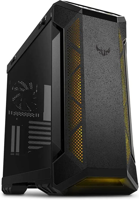 ASUS TUF Gaming GT501 Black Mid Tower Case (3x 120mm RGB Fans Included + 1x 140mm RGB Fans Included) - Anigma