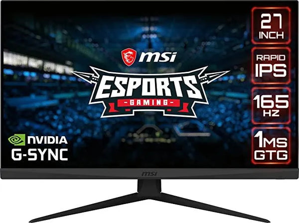 MSI Optix 27 Inch G273QF (2560 × 1440) IPS Flat 165Hz 1MS Gaming Monitor - Anigma