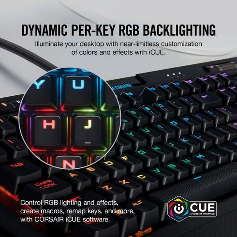 Corsair K70 RGB MK.2 Cherry MX Blue - Anigma