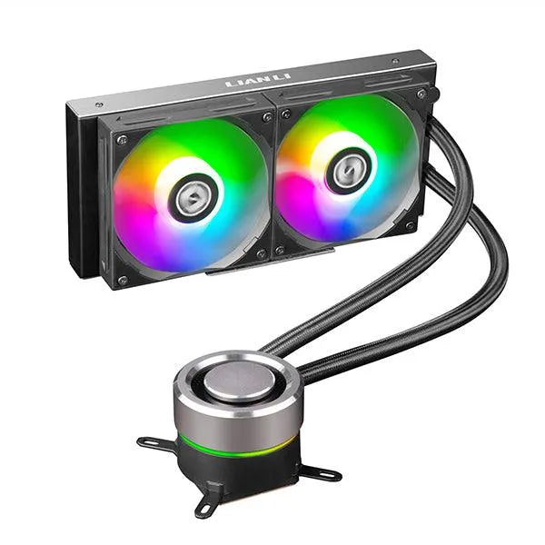 Lian Li Galahad 240mm AIO ARGB Liquid CPU Cooler Black - Anigma