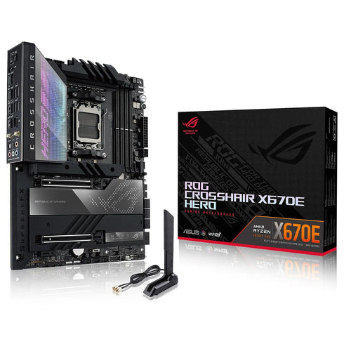 ASUS ROG CROSSHAIR X670E HERO WIFI - AM5 Motherboard (New) - Anigma