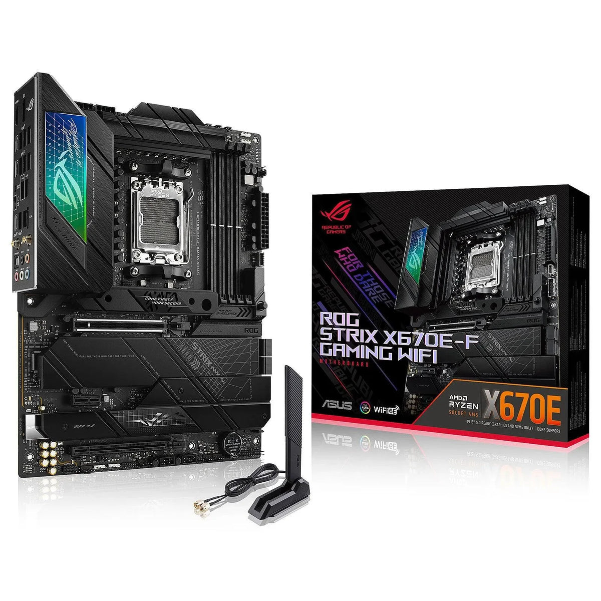 ASUS ROG STRIX X670E F GAMING WIFI DDR5 ( AMD AM5 Motherboard) - Anigma