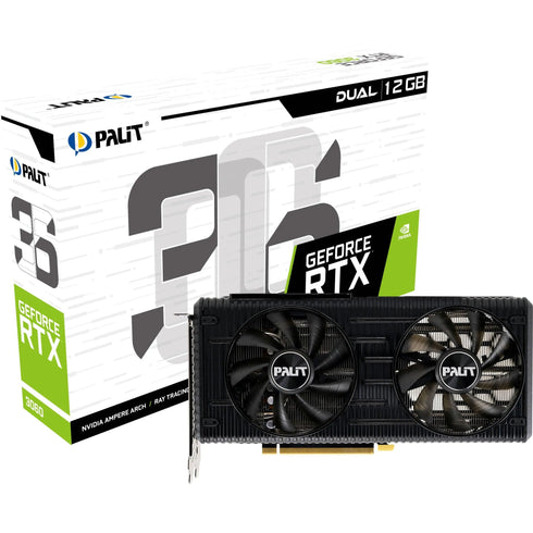 Palit RTX 3060 DUAL 12G GDDR 6 V2 LHR - Anigma